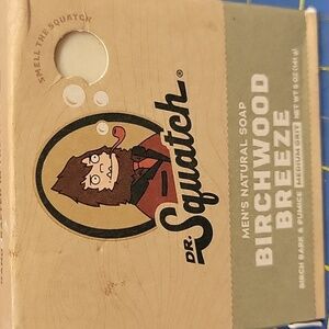 Dr Squatch 6oz Bar New Birchwood Breeze Medium Grit New